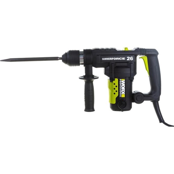 Перфоратор WORX Professional WU326P 1010Вт, SDS Plus, 26мм, 5Дж, кейс WU326P Перфоратор WORX Professional WU326P 1010Вт, SDS Plus, 26мм, 5Дж, кейс WU326P