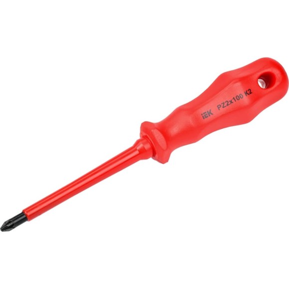 Диэлектрическая отвертка IEK ARMA2L 3 PZ2x100 K2 A2L3-SC30-K2-PZ-20-100 Диэлектрическая отвертка IEK ARMA2L 3 PZ2x100 K2 A2L3-SC30-K2-PZ-20-100
