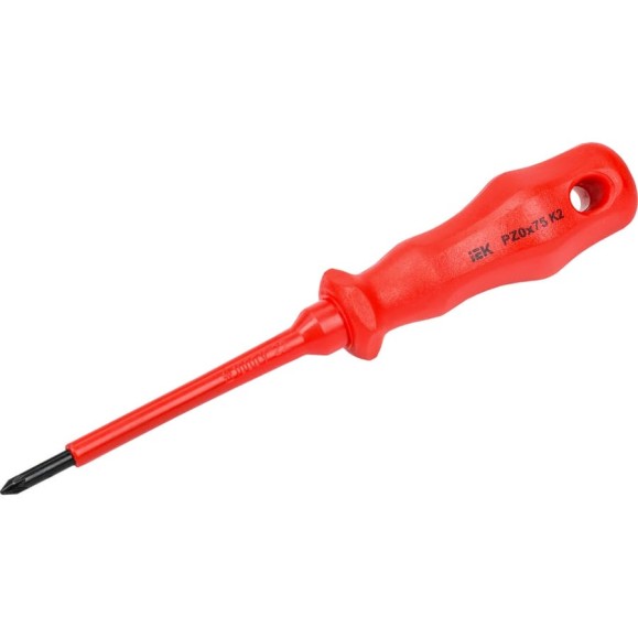 Диэлектрическая отвертка IEK ARMA2L 3 PZ0x75 K2 A2L3-SC30-K2-PZ-00-075 Диэлектрическая отвертка IEK ARMA2L 3 PZ0x75 K2 A2L3-SC30-K2-PZ-00-075