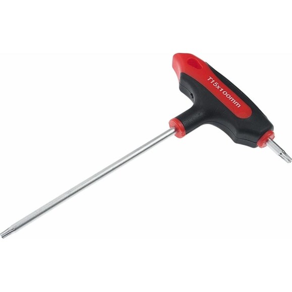 Ключ двусторонний JTC TORX с отверстием и Т-образной рукояткой T15H, 784815 189752 Ключ двусторонний JTC TORX с отверстием и Т-образной рукояткой T15H, 784815 189752