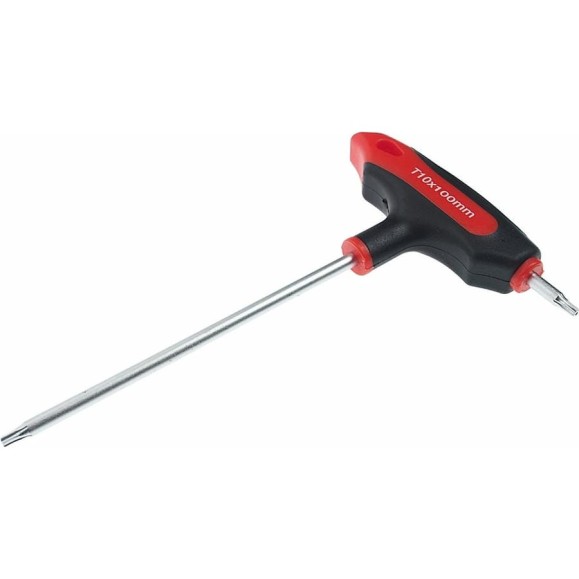 Ключ двусторонний JTC TORX с отверстием и Т-образной рукояткой T10H, 784810 189751 Ключ двусторонний JTC TORX с отверстием и Т-образной рукояткой T10H, 784810 189751