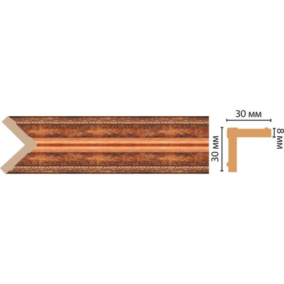 Угол Decomaster ДМ 30x30x2400 мм 116-767 Угол Decomaster ДМ 30x30x2400 мм 116-767