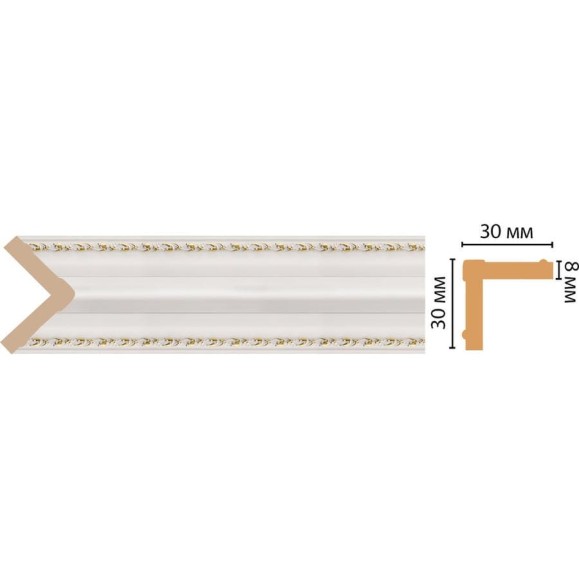 Угол Decomaster ДМ 30x30x2400 мм 116-54 Угол Decomaster ДМ 30x30x2400 мм 116-54
