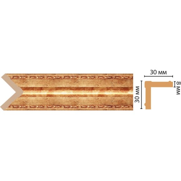 Угол Decomaster ДМ 30x30x2400 мм 116-552 Угол Decomaster ДМ 30x30x2400 мм 116-552