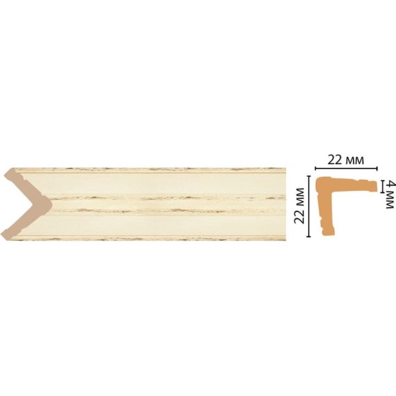 Угол Decomaster ДМ 22x22x2400 мм 116S-1028 Угол Decomaster ДМ 22x22x2400 мм 116S-1028