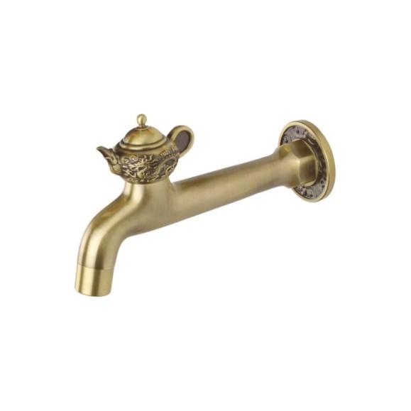 Сливной кран BRONZE DE LUXE длинный, насадка-рассекатель 13263/1 Сливной кран BRONZE DE LUXE длинный, насадка-рассекатель 13263/1