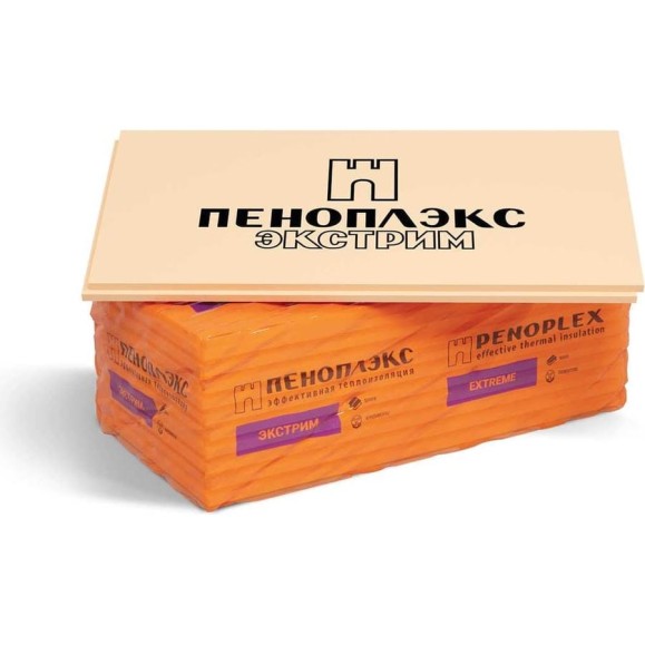 Экструдированный пенополистирол PENOPLEX Экстрим 100x585x1185 мм, упаковка 4 шт. TU0-0003339 Экструдированный пенополистирол PENOPLEX Экстрим 100x585x1185 мм, упаковка 4 шт. TU0-0003339