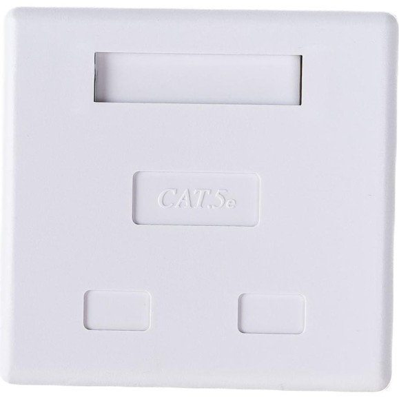 Компьютерная розетка Hyperline, SB1-2-8P8C-C5e-SH-WH RJ-45 8P8C, категория 5e, экранированная 430233 Компьютерная розетка Hyperline, SB1-2-8P8C-C5e-SH-WH RJ-45 8P8C, категория 5e, экранированная 430233