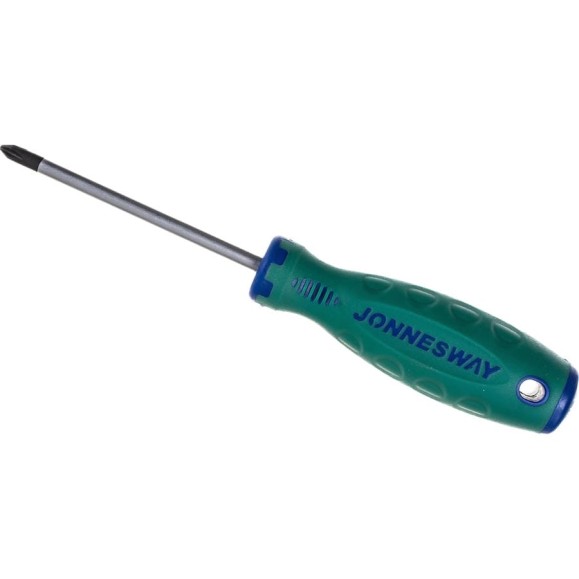 Стержневая крестовая отвертка Jonnesway D71P2100 ANTI-SLIP GRIP, PH2x100 мм 49951 Стержневая крестовая отвертка Jonnesway D71P2100 ANTI-SLIP GRIP, PH2x100 мм 49951