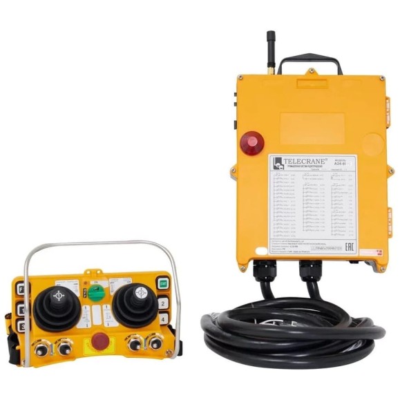Радиоуправление TELECRANE A24-60 double joystick, пульт с двумя джойстиками + приемник 00005047