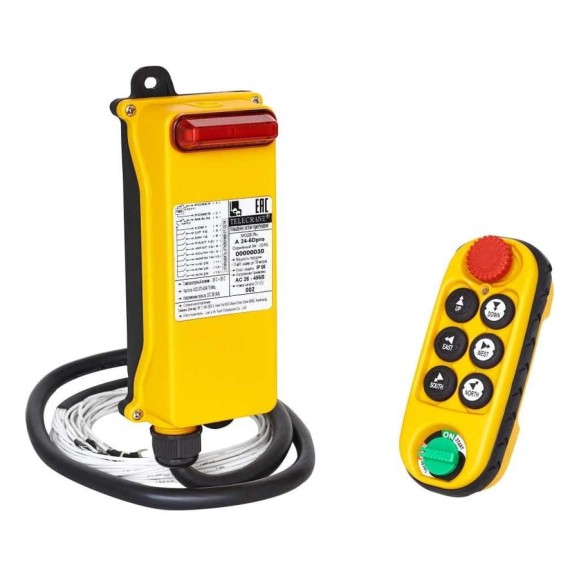 Радиоуправление TELECRANE А24-6D PRO (пульт 6 кнопок, 2 скорости, питание: ac28-456v) 00-00004053 Радиоуправление TELECRANE А24-6D PRO (пульт 6 кнопок, 2 скорости, питание: ac28-456v) 00-00004053