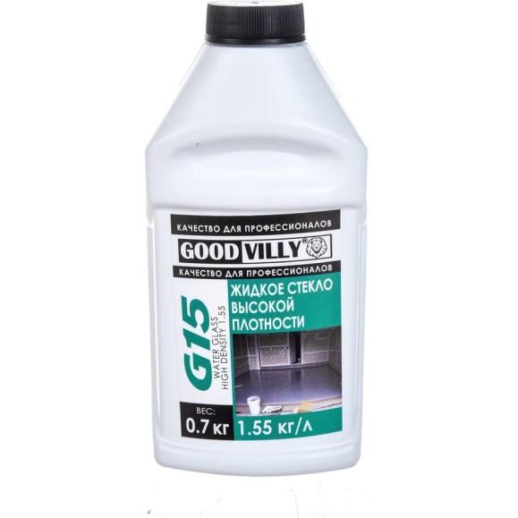 Жидкое стекло ГАММА Good Villy G15 0.7 кг 233957 Жидкое стекло ГАММА Good Villy G15 0.7 кг 233957