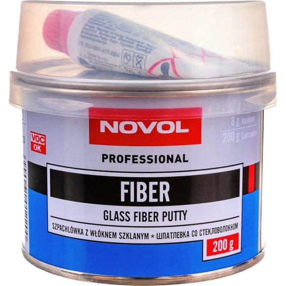 Шпатлевка Novol FIBER со стекловолокном 0.2 кг X6117654 Шпатлевка Novol FIBER со стекловолокном 0.2 кг X6117654