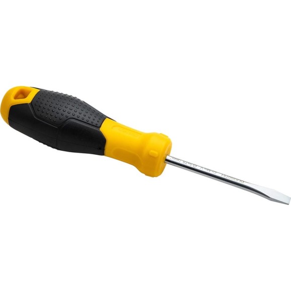 Шлицевая отвертка DELI SL5х75мм DL6350751 Cr-V, магнит, TPR+PP ручка 98345 98348 Шлицевая отвертка DELI SL5х75мм DL6350751 Cr-V, магнит, TPR+PP ручка 98345 98348