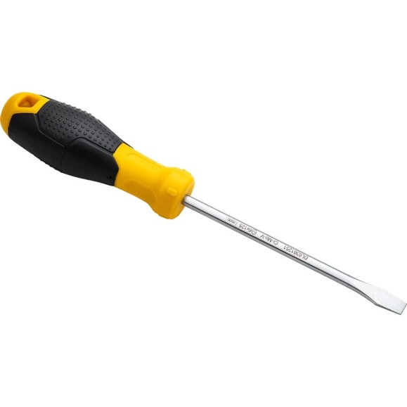 Шлицевая отвертка DELI SL6х125мм DL6361251 Cr-V, магнит, TPR+PP ручка 98354 Шлицевая отвертка DELI SL6х125мм DL6361251 Cr-V, магнит, TPR+PP ручка 98354