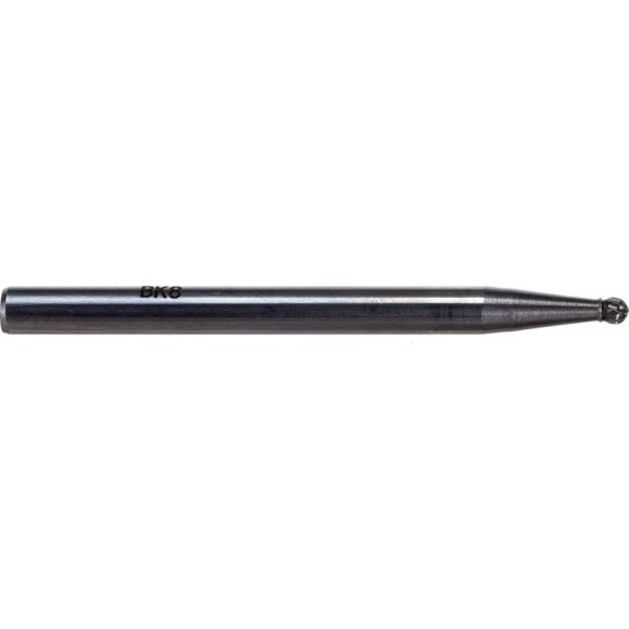 Борфреза твердосплавная сферическая D1.5 1.5М03 (1.5x1.5x3х30 мм; спиральная насечка) CNIC 29711 Борфреза твердосплавная сферическая D1.5 1.5М03 (1.5x1.5x3х30 мм; спиральная насечка) CNIC 29711
