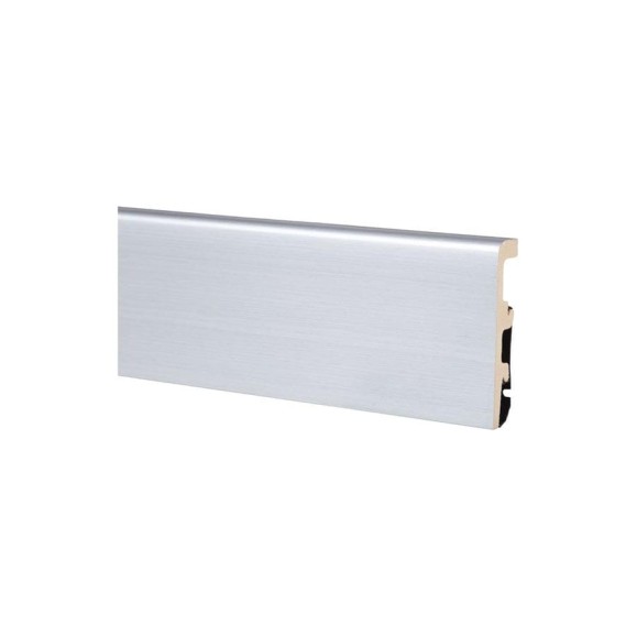 Плинтус Arbiton Integra HDPS 02 Алюминий, 2400x80x20 мм 550595 Плинтус Arbiton Integra HDPS 02 Алюминий, 2400x80x20 мм 550595