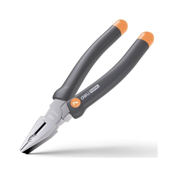 Комбинированные плоскогубцы DELI home series gray ht2007c 180мм эксклюзивный дизайн, рукоятка софттач пластик, подарочная упаковка 112892 Комбинированные плоскогубцы DELI home series gray ht2007c 180мм эксклюзивный дизайн, рукоятка софттач пластик, подарочная упаковка 112892