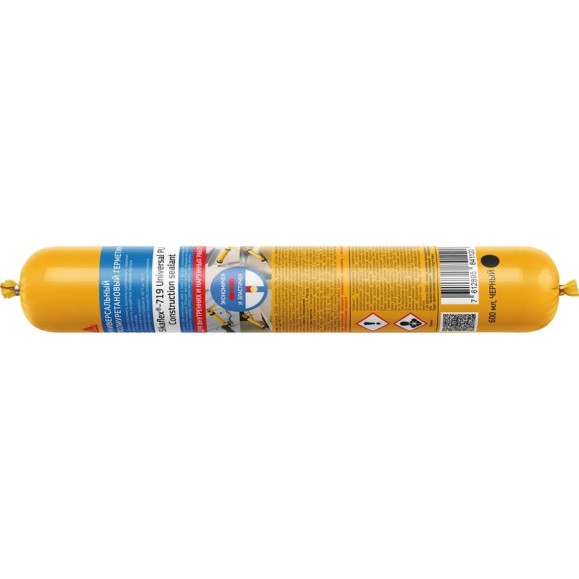 Полиуретановый герметик SIKA flex-719 Universal PU, черный, 600 мл 732419 Полиуретановый герметик SIKA flex-719 Universal PU, черный, 600 мл 732419