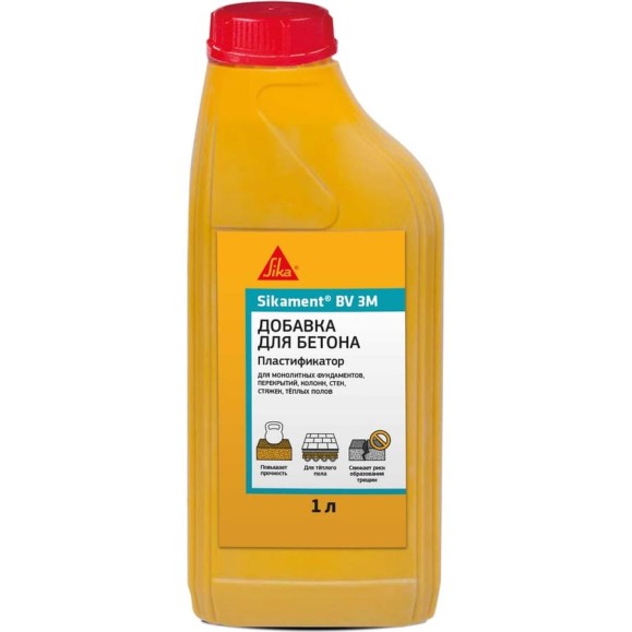 Пластификатор для бетонов и растворов SIKA Ment BV Канистра 3M 1л. 524064 Пластификатор для бетонов и растворов SIKA Ment BV Канистра 3M 1л. 524064