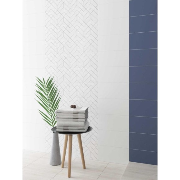 Плитка настенная LB CERAMICS Мореска 1039-8137 (белый; 20х40 см; 23 шт.; площадь упаковки 1,81 кв.м) СК000041053