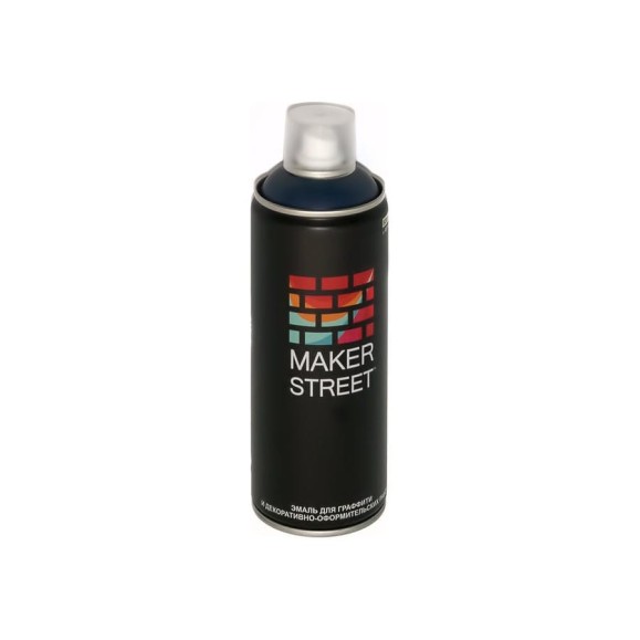 Краска (эмаль) для граффити и декоративно-оформительских работ MAKERSTREET MS400 400 мл, 504 Серо-синий 361123 Краска (эмаль) для граффити и декоративно-оформительских работ MAKERSTREET MS400 400 мл, 504 Серо-синий 361123