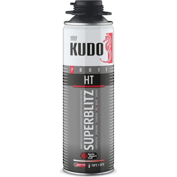 Клей-пена KUDO PROFF SUPERBLITZ HT универсальный, конструкционный, профессиональный, всесезонный, 650 мл KUPP06B07SBHT Клей-пена KUDO PROFF SUPERBLITZ HT универсальный, конструкционный, профессиональный, всесезонный, 650 мл KUPP06B07SBHT