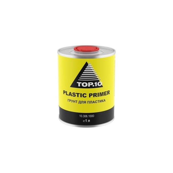 Грунт TOP.10 plastic 1л, серебристый 10.306.1000