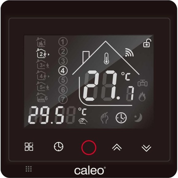Терморегулятор C936 WIFI black lux (ВАЙФАЙ черный люкс) Caleo 0К-00000740 Терморегулятор C936 WIFI black lux (ВАЙФАЙ черный люкс) Caleo 0К-00000740