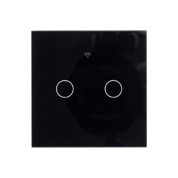 2-кнопочный выключатель SIBLING Powerlite-WS2B0 (черный) без 0 00-00017028 2-кнопочный выключатель SIBLING Powerlite-WS2B0 (черный) без 0 00-00017028