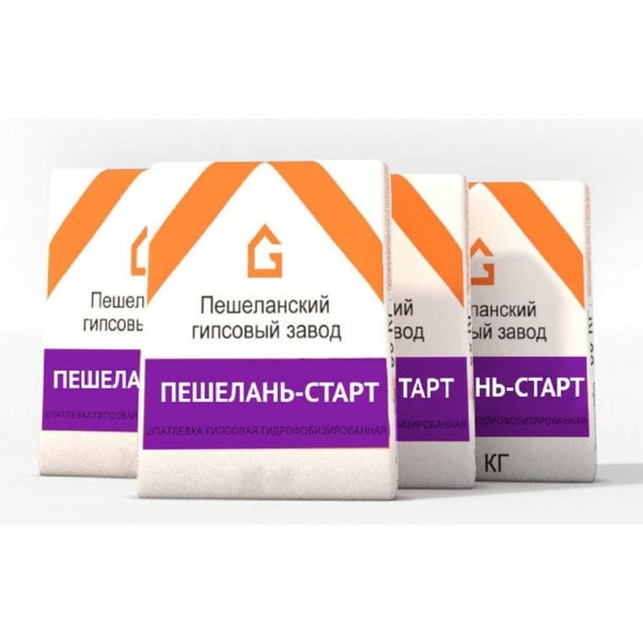 Гипсовая шпатлевка Пешеланский гипсовый завод «пешелань-старт» 25 кг STD_MSK_00058