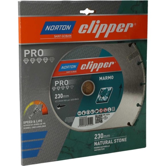 Алмазный диск для мрамора Marmo Pro 230x22.23 мм NORTON 70184626668