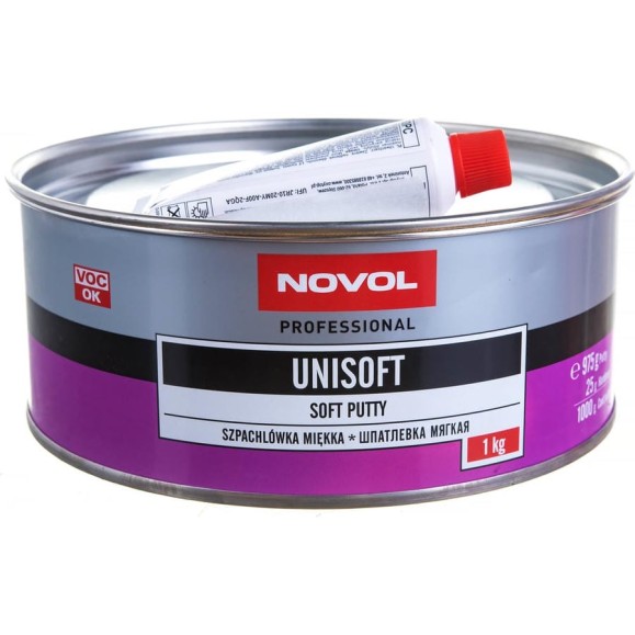 Шпатлевка Novol UNISOFT мягкая 1 кг X6120461 Шпатлевка Novol UNISOFT мягкая 1 кг X6120461