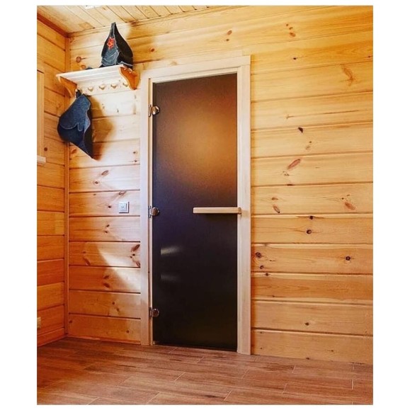 Дверь для бани DoorWood матовая бронза, 2000x700 мм, левая, петли слева DW-00014743 Дверь для бани DoorWood матовая бронза, 2000x700 мм, левая, петли слева DW-00014743