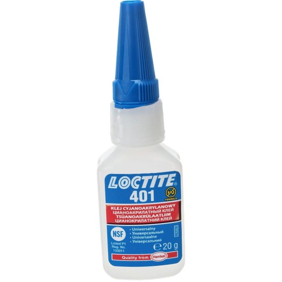 Цианоакрилатный клей общего назначения Loctite 401 20г 1924111 Цианоакрилатный клей общего назначения Loctite 401 20г 1924111