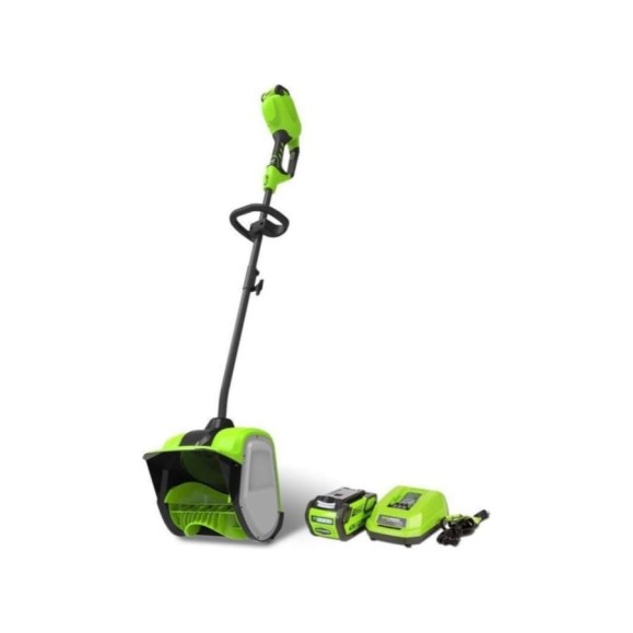 Аккумуляторный снегоуборщик GreenWorks 40V, 30 см, бесщеточный, с 1хАКБ 5 Ач и ЗУ 2600807UG Аккумуляторный снегоуборщик GreenWorks 40V, 30 см, бесщеточный, с 1хАКБ 5 Ач и ЗУ 2600807UG