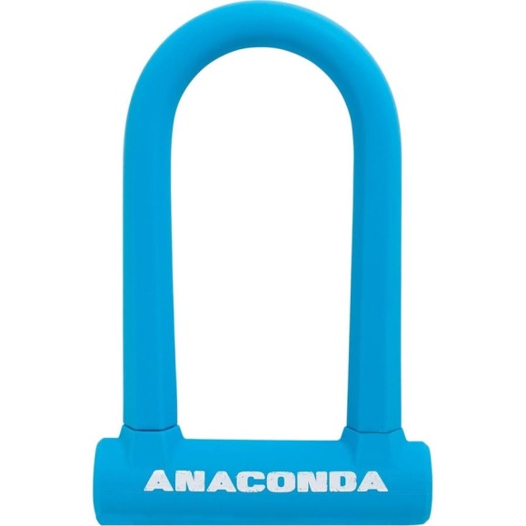 Навесной замок с креплением на раму Авангард ANACONDA Т608 BLUE силикон, всепогодный 14851