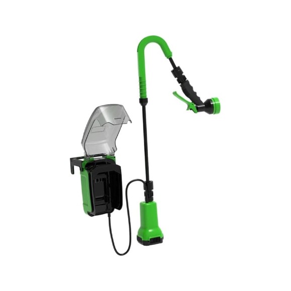 Аккумуляторный насос для полива из бочки GreenWorks 24V, без АКБ и ЗУ 3401007 Аккумуляторный насос для полива из бочки GreenWorks 24V, без АКБ и ЗУ 3401007
