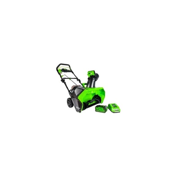 Аккумуляторный снегоуборщик GreenWorks 40V, 51 см, бесщеточный, с 1хАКБ 5 Ач и ЗУ 2600007UG Аккумуляторный снегоуборщик GreenWorks 40V, 51 см, бесщеточный, с 1хАКБ 5 Ач и ЗУ 2600007UG