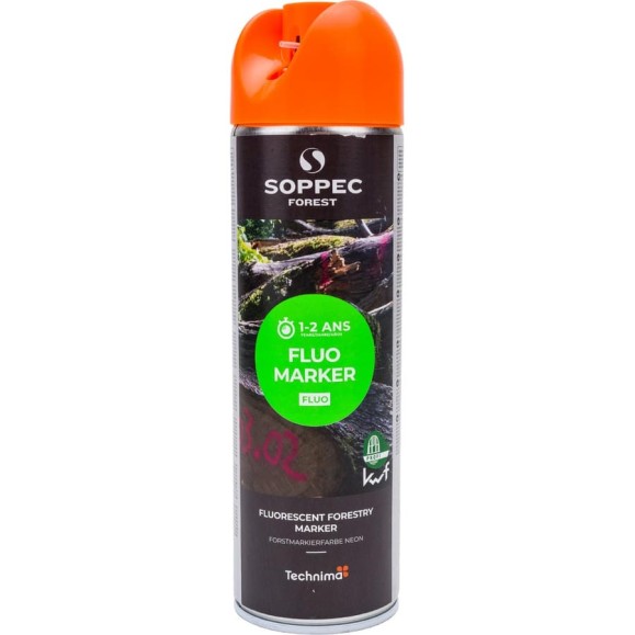 Акриловая флуоресцентная краска для разметки древесины Soppec Fluo Marker оранжевый 131316 Акриловая флуоресцентная краска для разметки древесины Soppec Fluo Marker оранжевый 131316