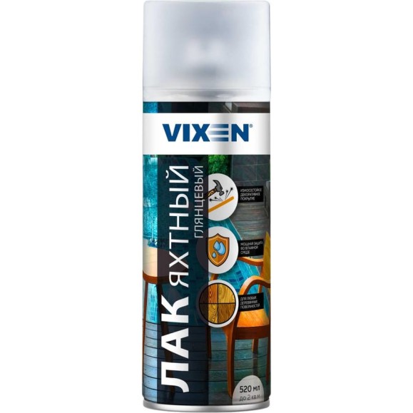 Яхтный лак Vixen глянцевый 520 мл VX24002 Яхтный лак Vixen глянцевый 520 мл VX24002