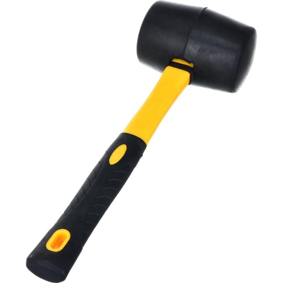 Резиновый молоток (киянка) HARDY 75 мм, ручка 2K, черный 2028-920075 Резиновый молоток (киянка) HARDY 75 мм, ручка 2K, черный 2028-920075