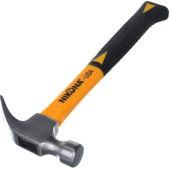 Плотницкий молоток NIKONA Roughneck с фибровой ручкой, 8oz 60-314 Плотницкий молоток NIKONA Roughneck с фибровой ручкой, 8oz 60-314