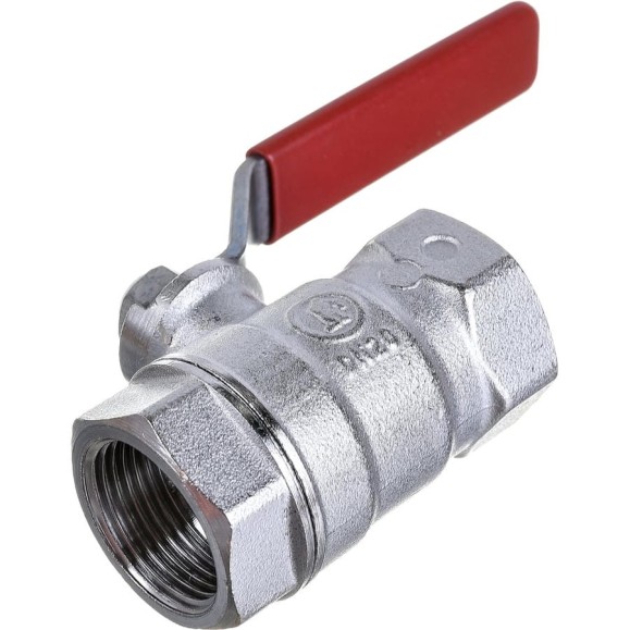 Шаровой кран Giacomini R250D, 3/4, ВВ, ручка-рычаг красный, хромированный R250X004 Шаровой кран Giacomini R250D, 3/4, ВВ, ручка-рычаг красный, хромированный R250X004