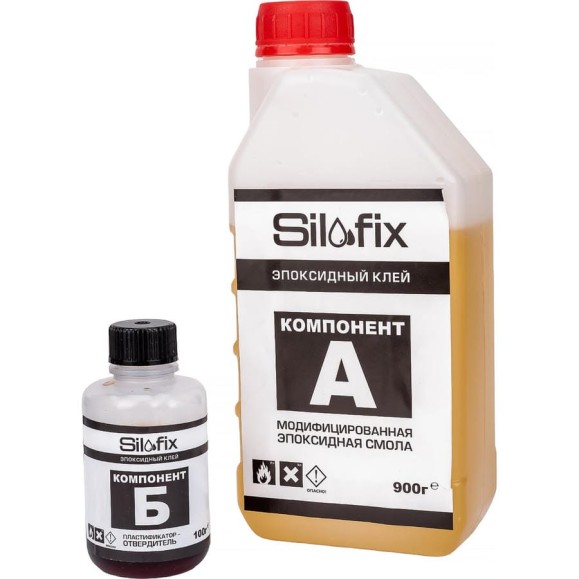Клей эпоксидный на основе эпоксидной смолы Silfix, 1000 г. Silfix01 Клей эпоксидный на основе эпоксидной смолы Silfix, 1000 г. Silfix01