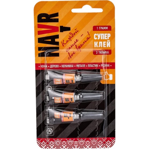 Суперклей 3 в 1 Navr 3 г NVS3IN1 Суперклей 3 в 1 Navr 3 г NVS3IN1