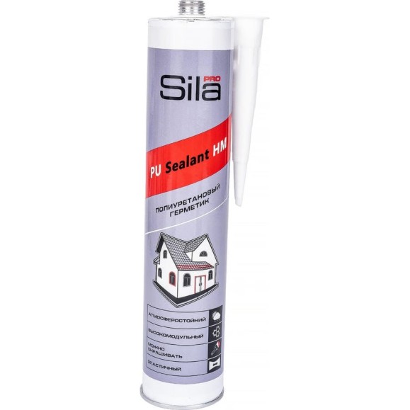 Полиуретановый герметик Sila PRO PU Sealant HM GREY высокомод., серый RAL 7004, 280 мл SLPUSG280 Полиуретановый герметик Sila PRO PU Sealant HM GREY высокомод., серый RAL 7004, 280 мл SLPUSG280
