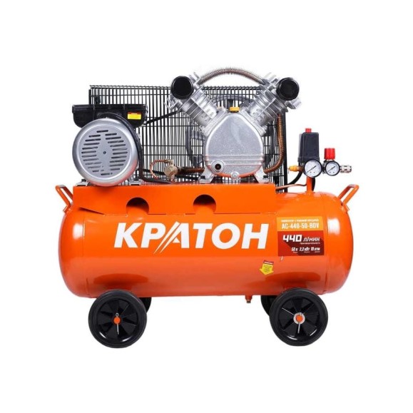 Масляный компрессор с ременным приводом Кратон AC-440-50-BDV 3 01 01 042 Масляный компрессор с ременным приводом Кратон AC-440-50-BDV 3 01 01 042