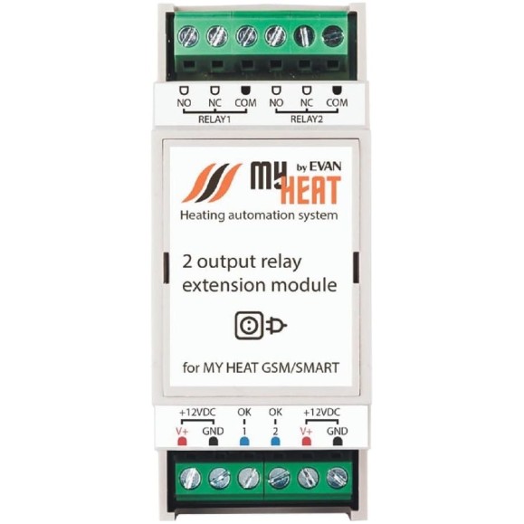 Блок реле на 2 выхода Эван MY HEAT 6295 Блок реле на 2 выхода Эван MY HEAT 6295