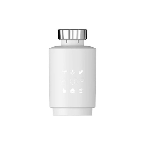 Термостатическая головка Moes Temperature Controller Zigbee, AA 2шт х 1.5 V, наклад ZTRV-ZX-TV02